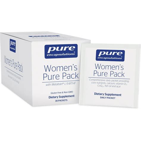 pures for women|pure encapsulations women's pack.